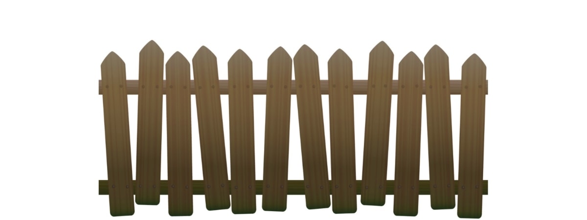 old-unsteady-crooked-fence-with-wooden-texture-seamless-extendable ...